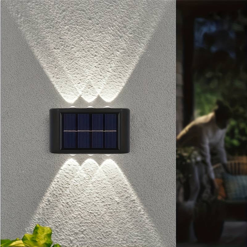 2 x Solar Outdoor Patio LED lights