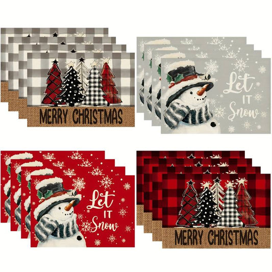 Christmas Table Mat - 4 Pack