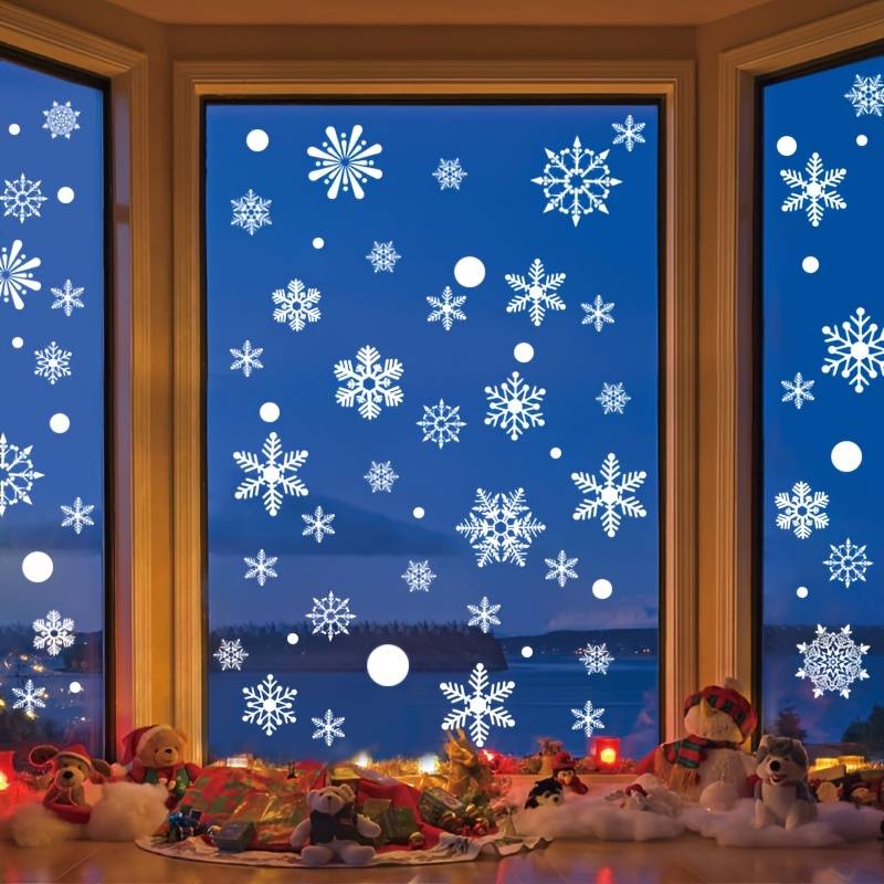 Snowflake Decoration Window Stickers