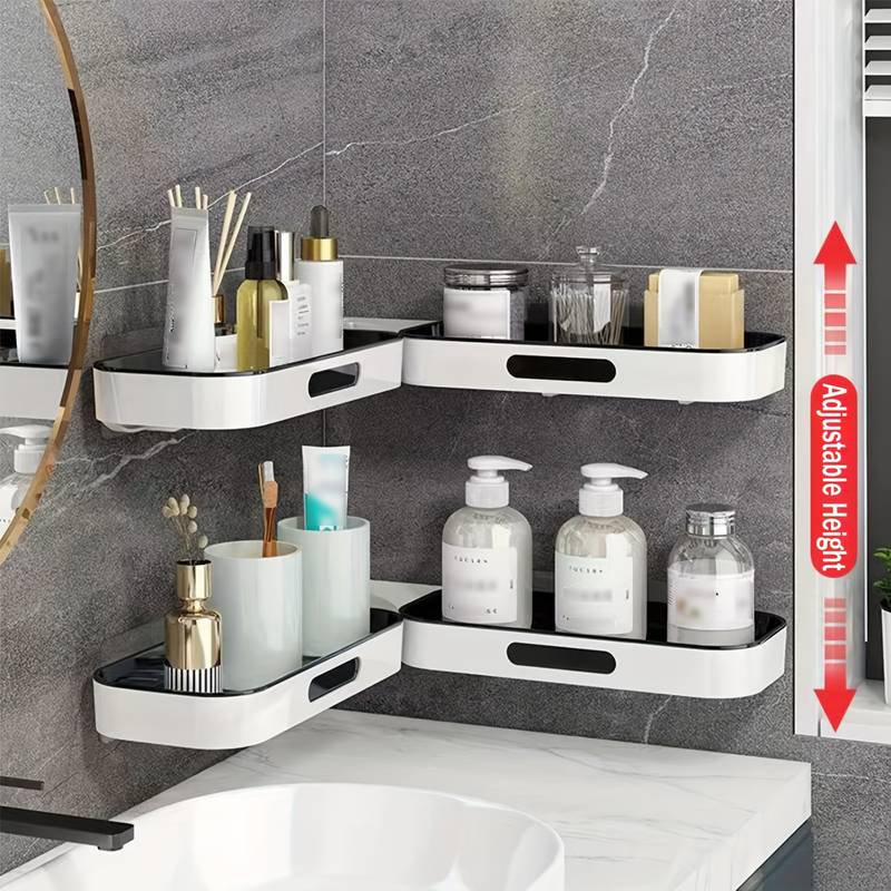 Rotatable Multi-Layer Floating Shelf