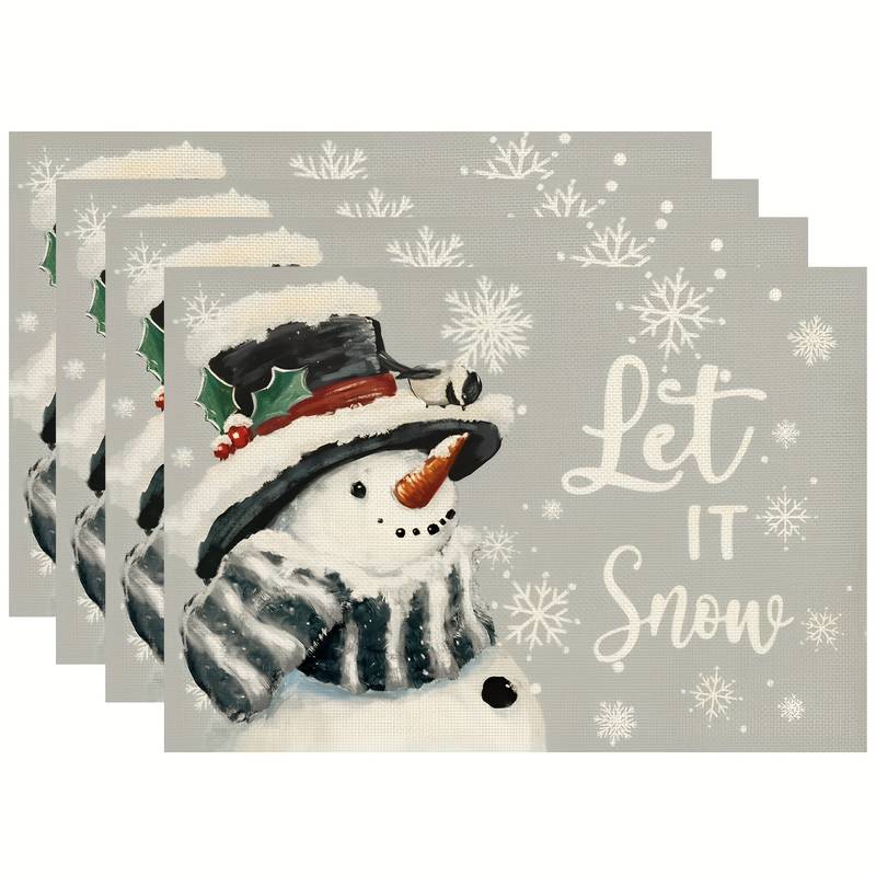 Christmas Table Mat - 4 Pack