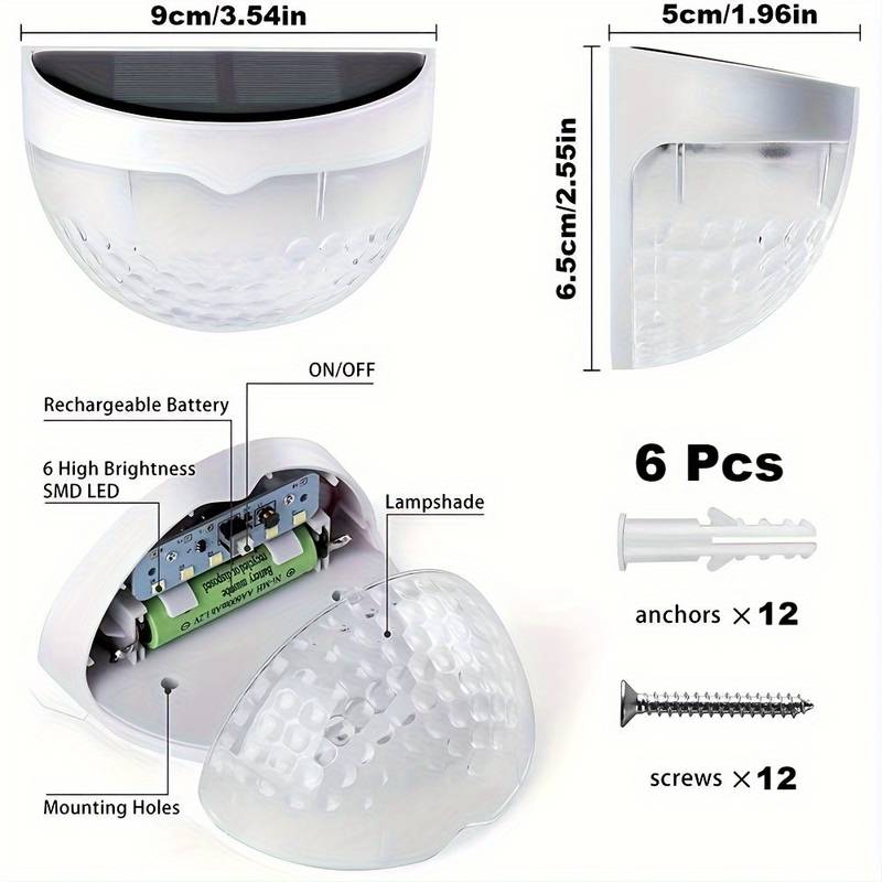 Solar Fence and Wall Lights