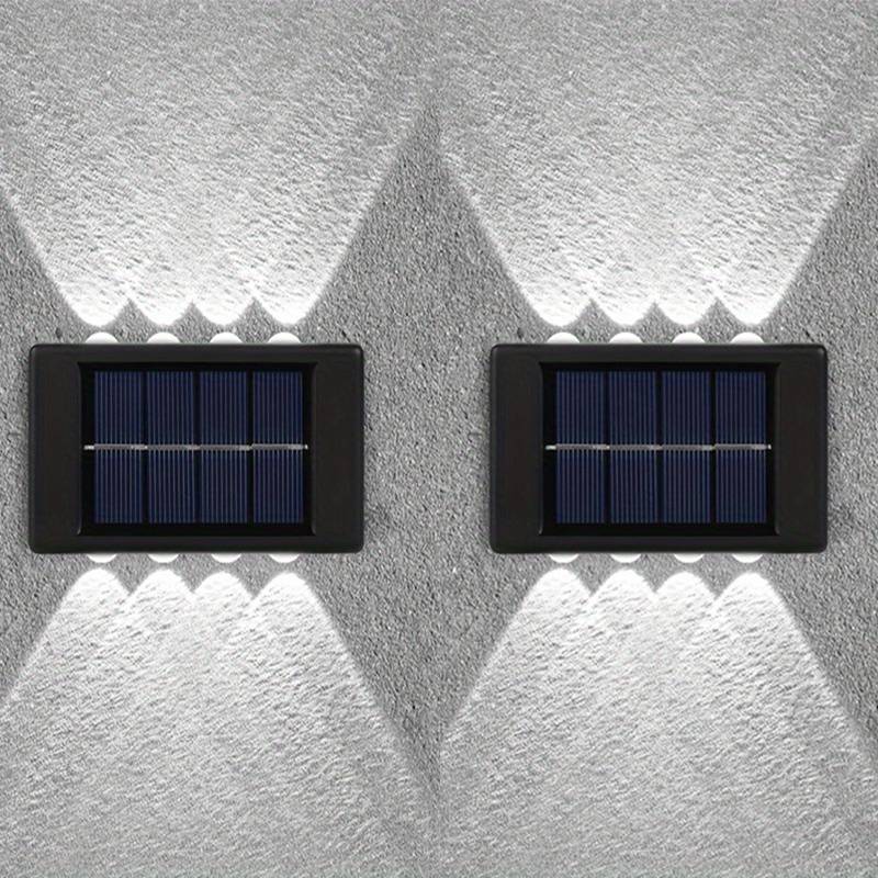 2 x Solar Outdoor Patio LED lights