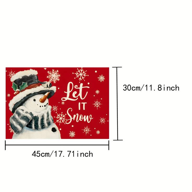 Christmas Table Mat - 4 Pack