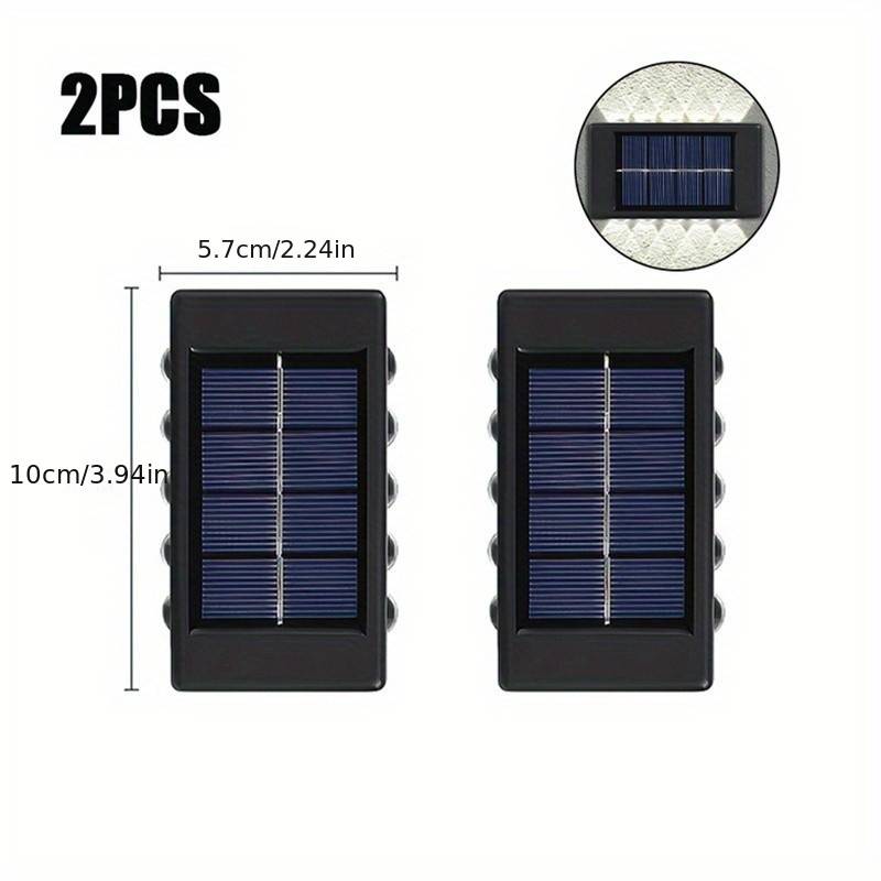 2 x Solar Outdoor Patio LED lights