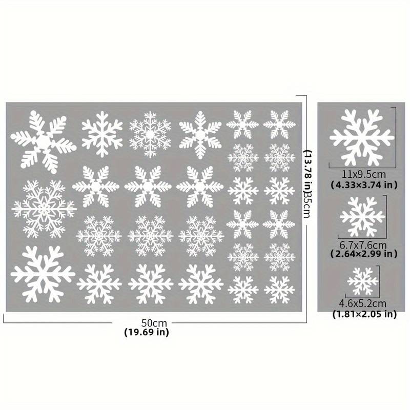 Snowflake Decoration Window Stickers