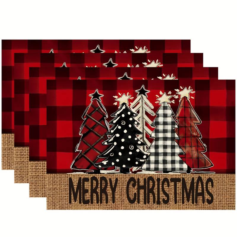 Christmas Table Mat - 4 Pack