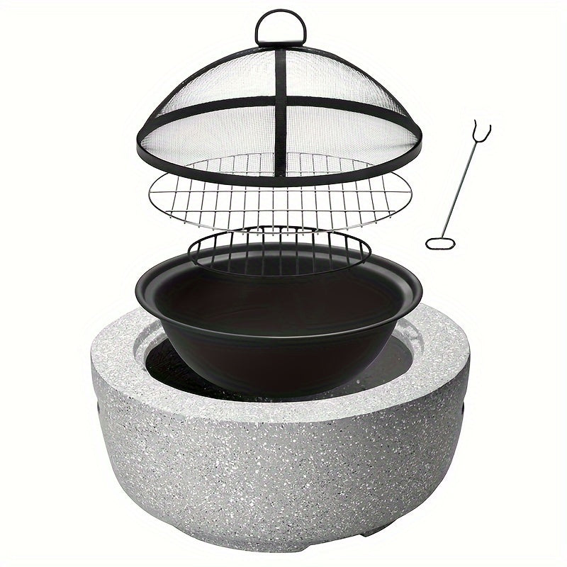 Charcoal Grill Barbecue Smoker Stove