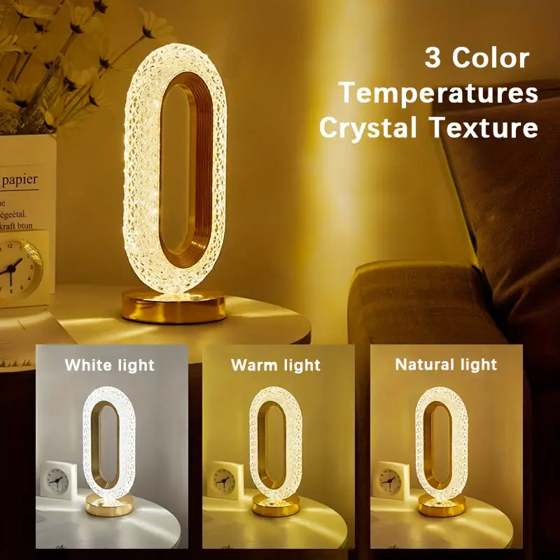 Crystal LED Table Lamp