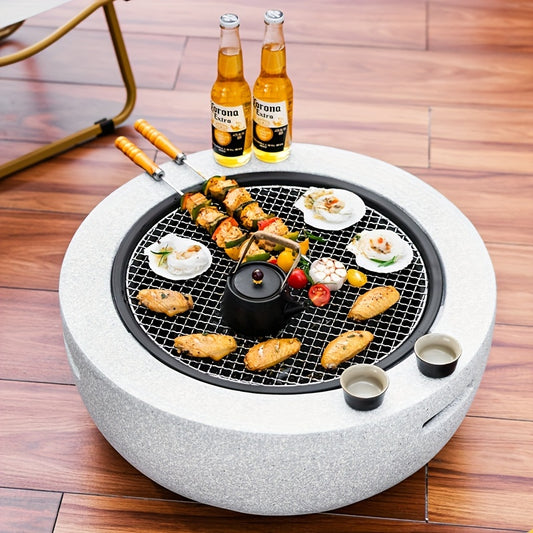 Charcoal Grill Barbecue Smoker Stove