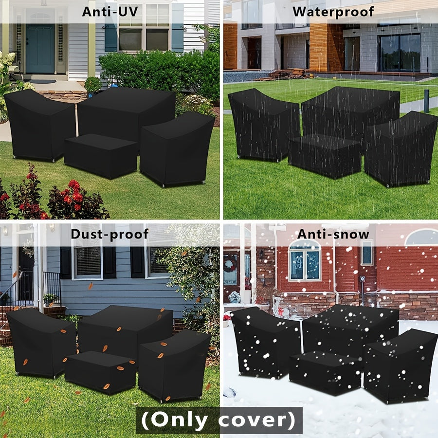 Patio furniture cover set